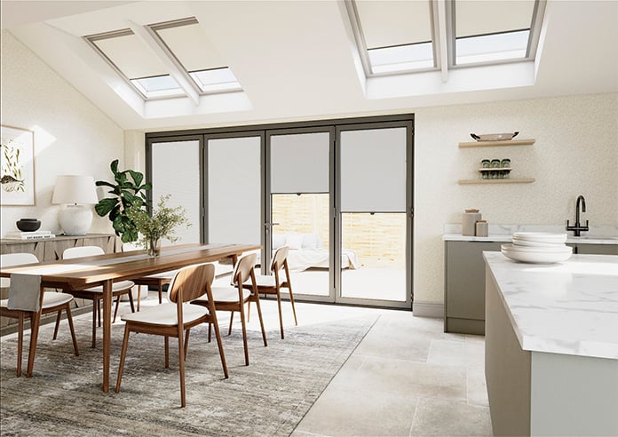 Halo, Feather Grey - Stick Fit Slim Honeycomb Blind - Image 6